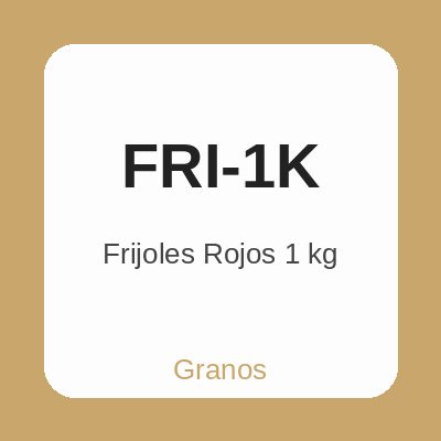 Frijoles Rojos 1 kg