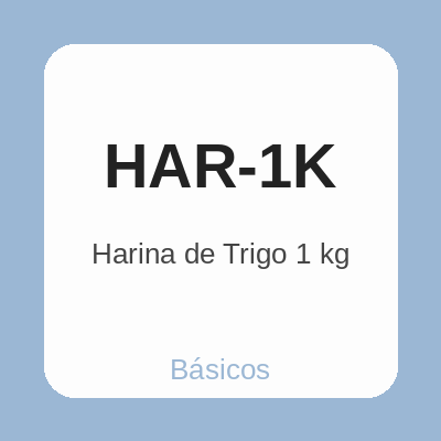 Harina de Trigo 1 kg