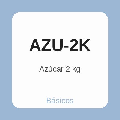 Azúcar 2 kg
