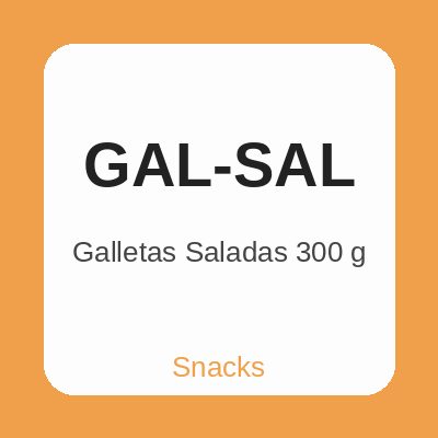 Galletas Saladas 300 g