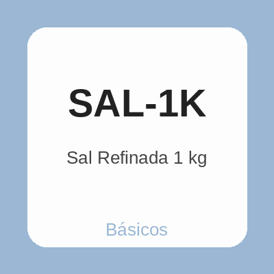 Sal Refinada 1 kg