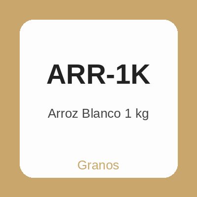 Arroz Blanco 1 kg