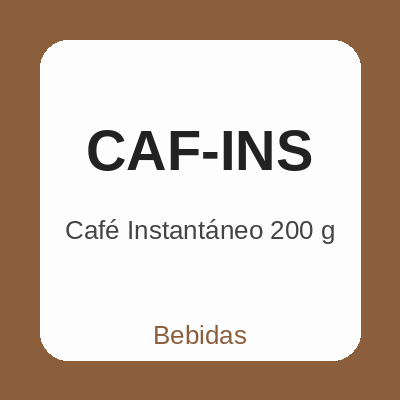 Café Instantáneo 200 g